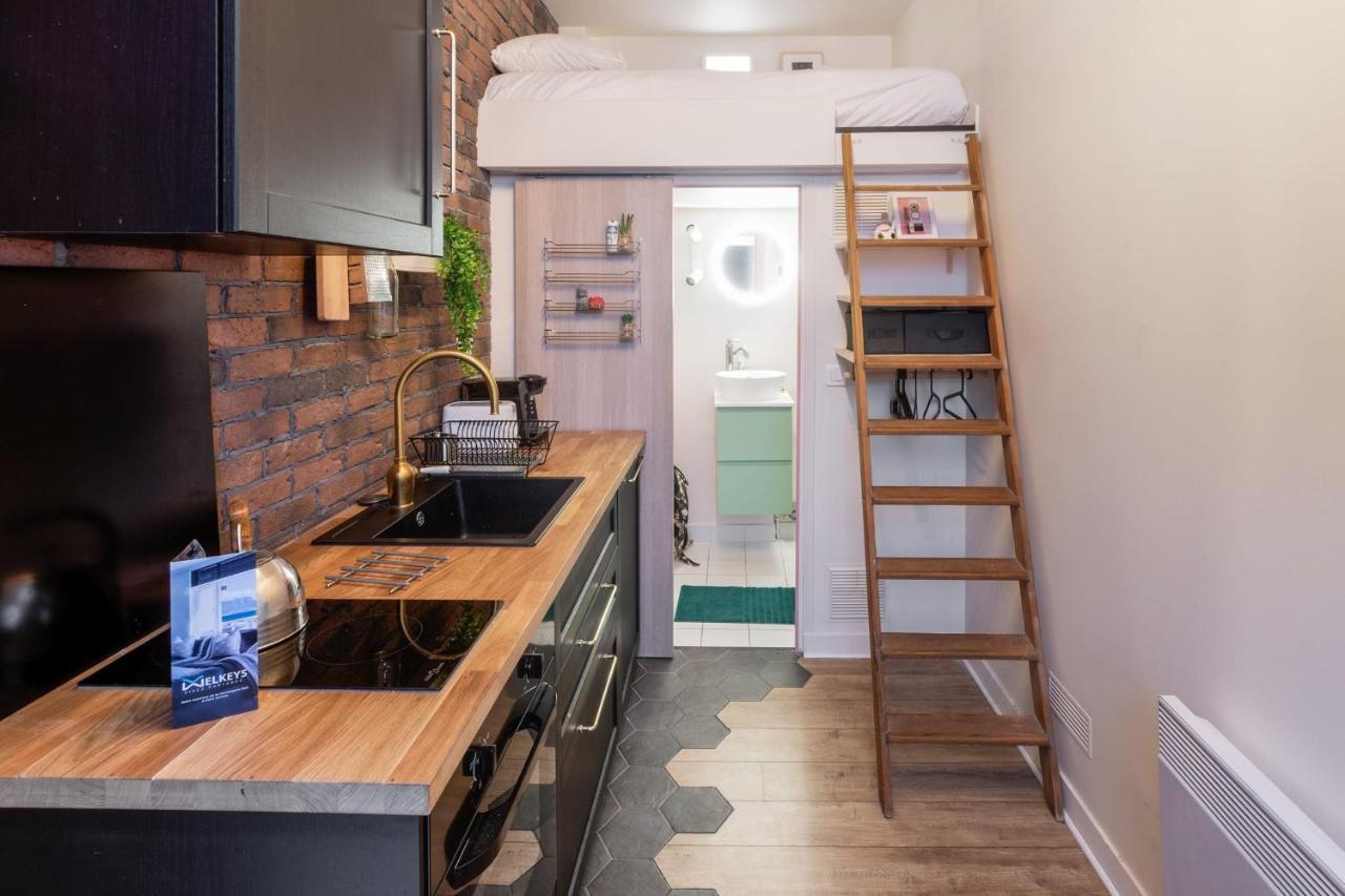 شقة Charming Industrial-Style Studio Just Nearby Montmartre In Paris - Welkeys المظهر الخارجي الصورة